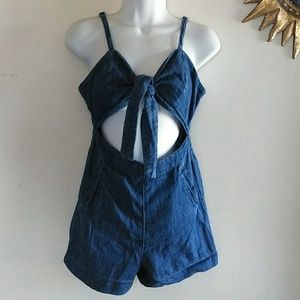 Forever21 Jumpsuit/cami denim style